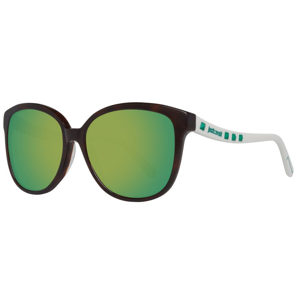 Lunettes de soleil Just Cavalli JC590S marron