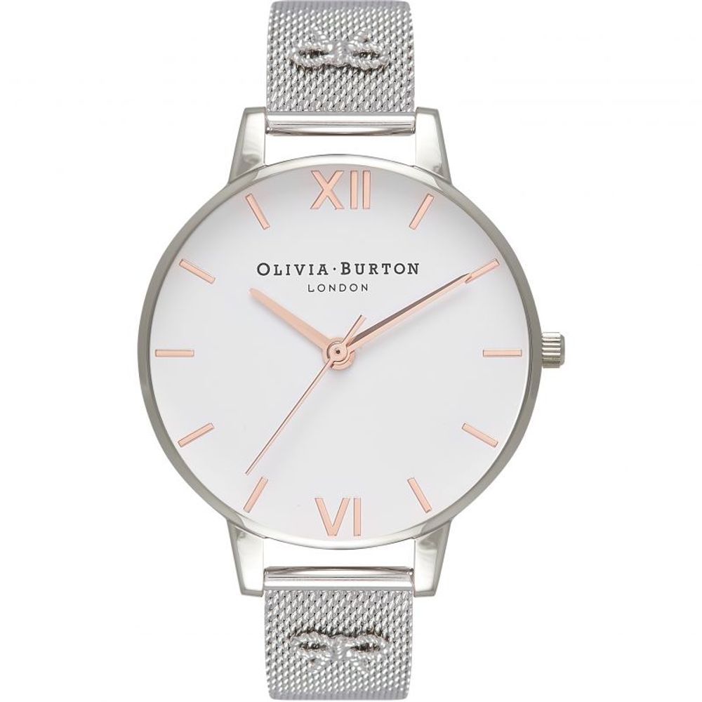 Montre en acier inoxydable silver
