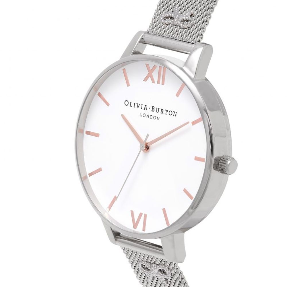Montre en acier inoxydable silver