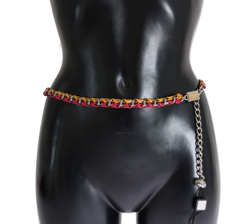 Ceinture Dolce & Gabbana rouge jaune