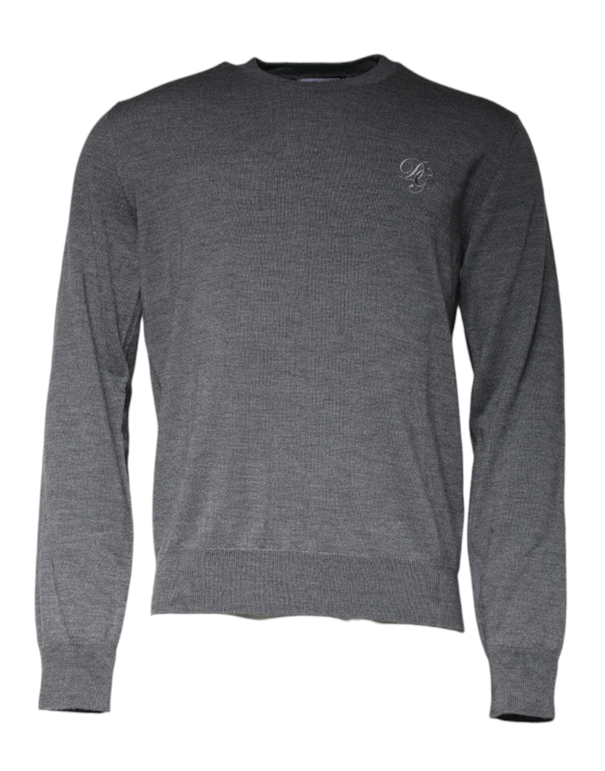 Pull DOLCE & GABBANA crew neck gris foncé