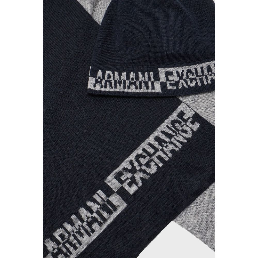 Écharpe Armani exchange bleue