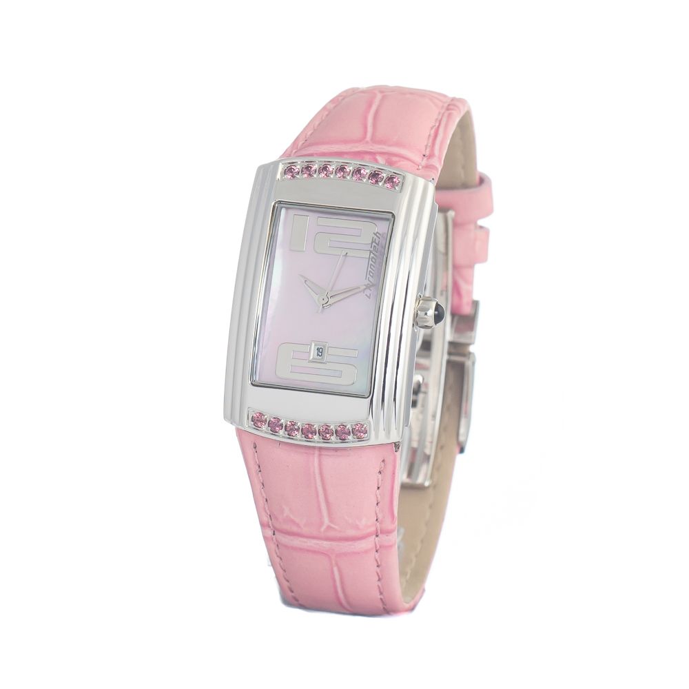 Montre en cuir Pink multicolore