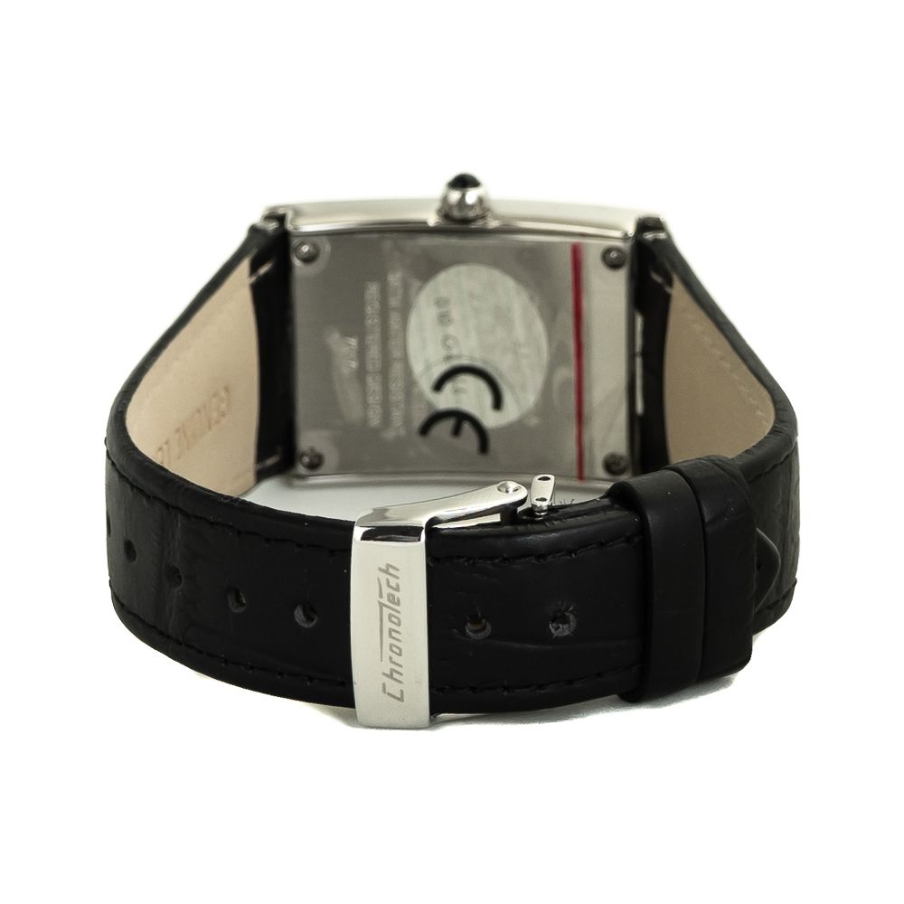 Montre Casio analogique cuir noire