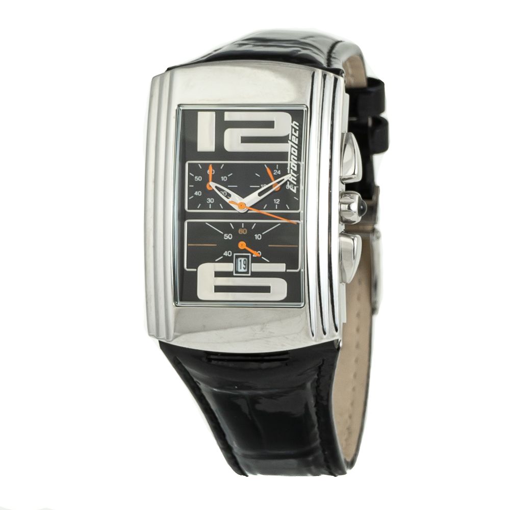 Montre Black Leather Black Leather noire