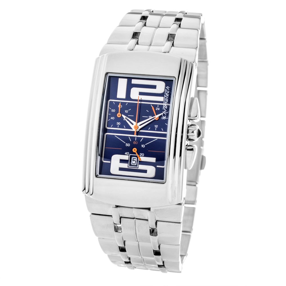 Montre acier 33MM bleue