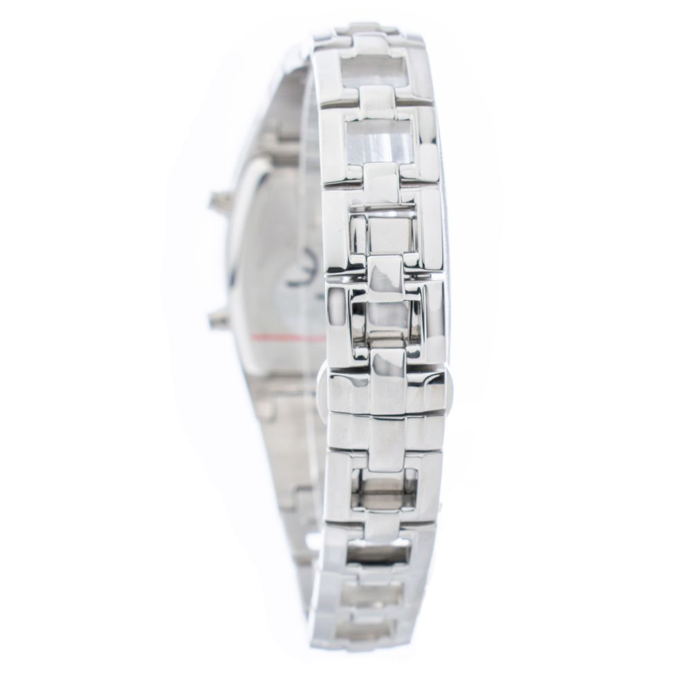 Montre Guess digitale argentée rose