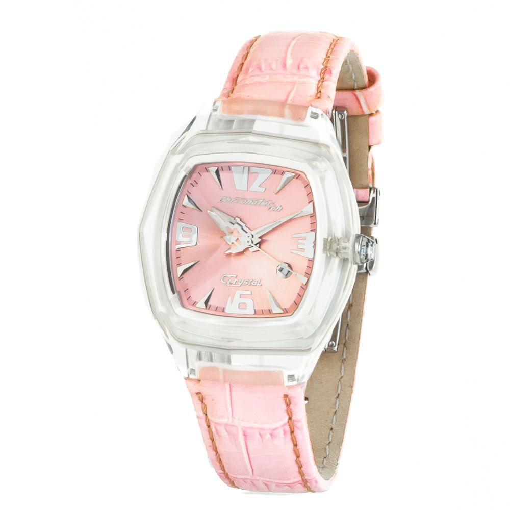 Montre multicolore Cuir Rose