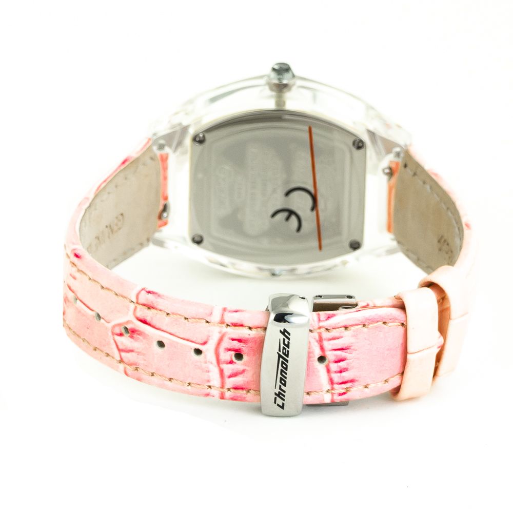 Montre multicolore Cuir Rose