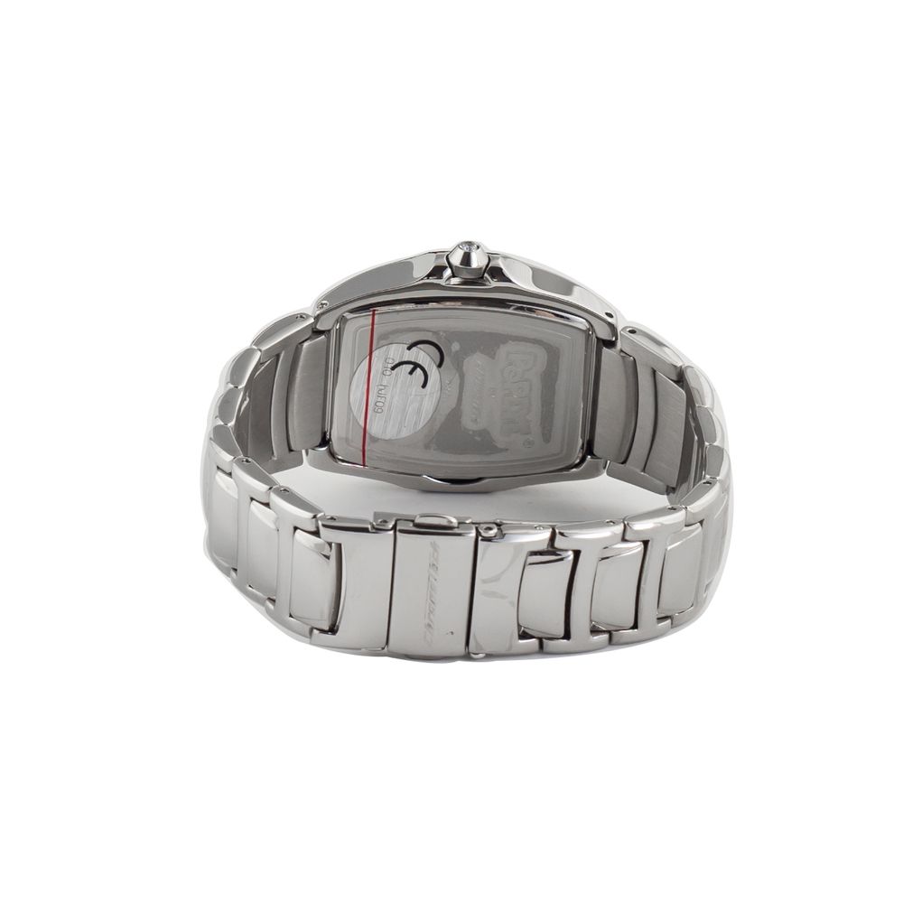 Montre acier argentée cadran rose