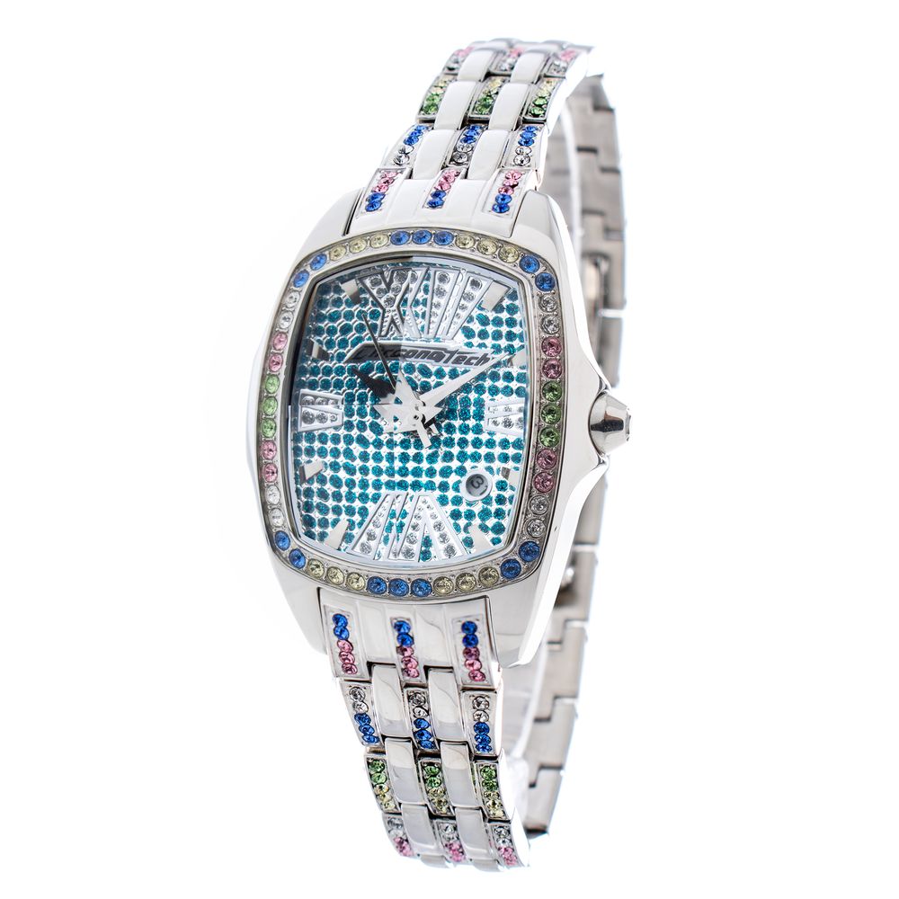 Montre acier inoxydable bleue
