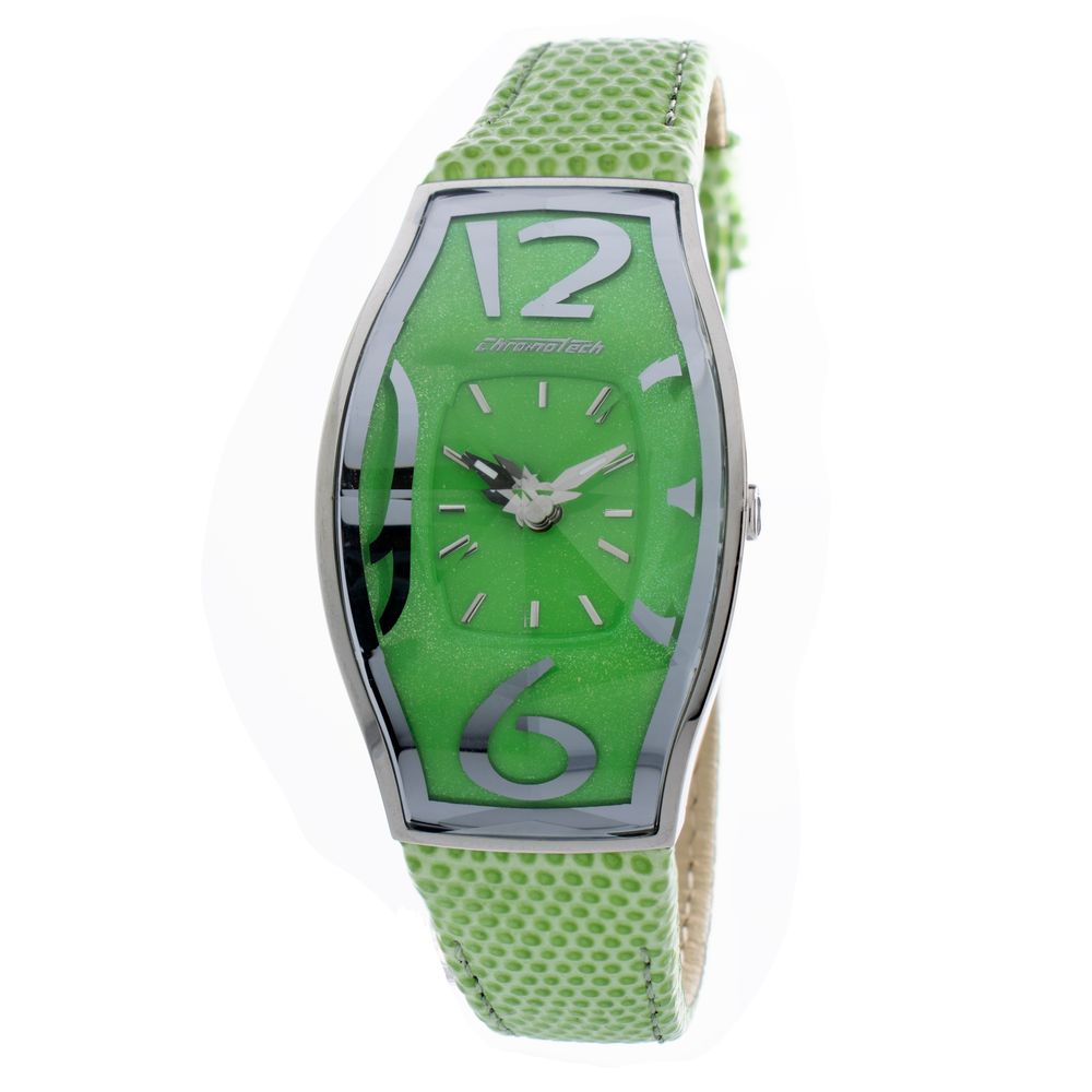 Montre Green cuir verte