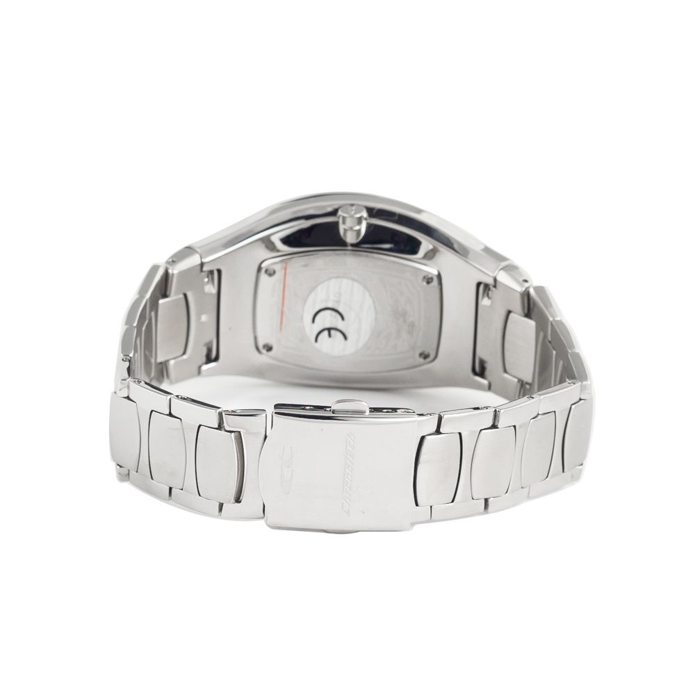 Montre argentée Quartz avec cadran rose