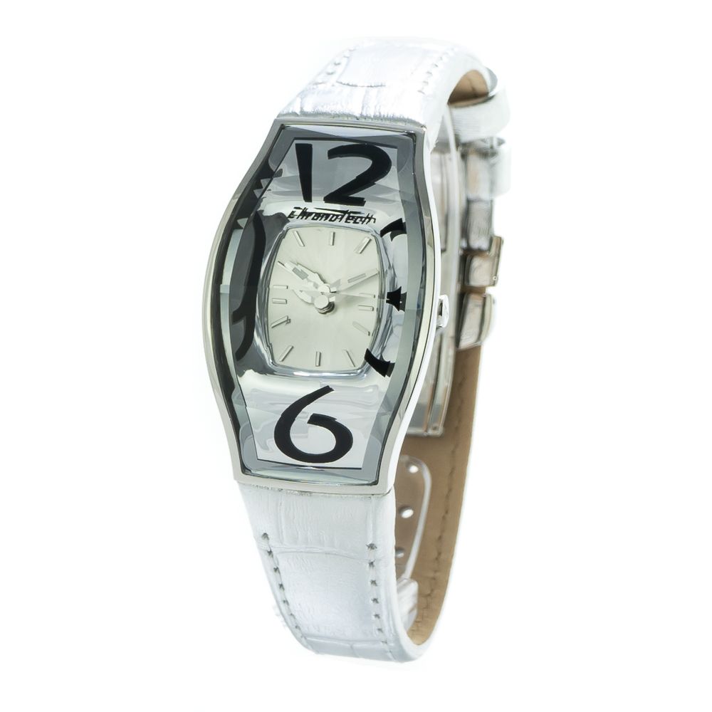 Montre Silver cuir argenté argentée
