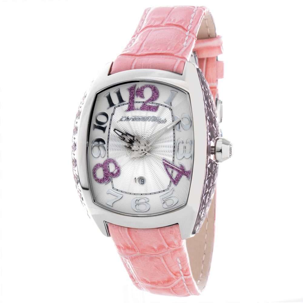 Montre multicolore Cuir Rose