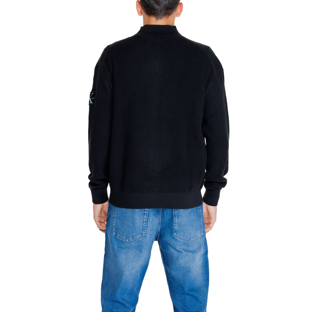 Cardigan Calvin Klein CORE BADGE noir