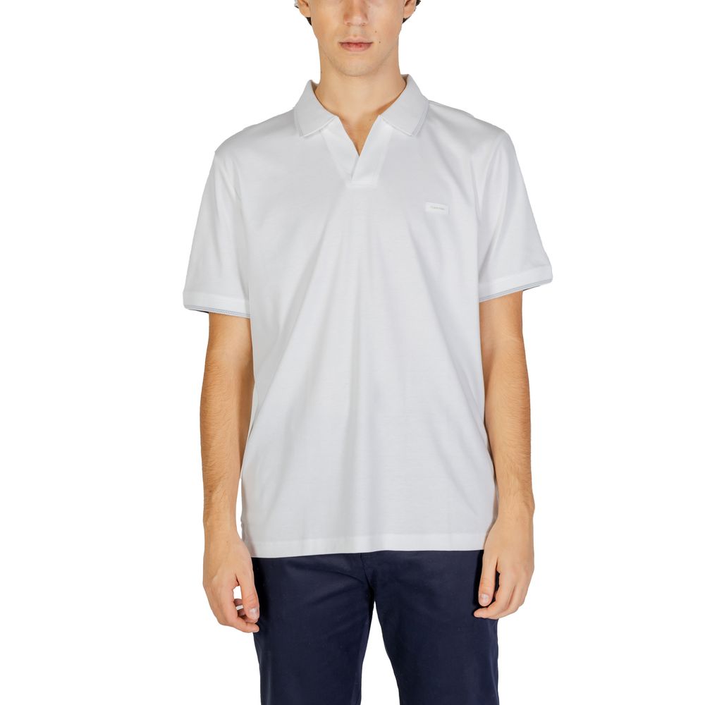Polo Calvin Klein Smooth blanc