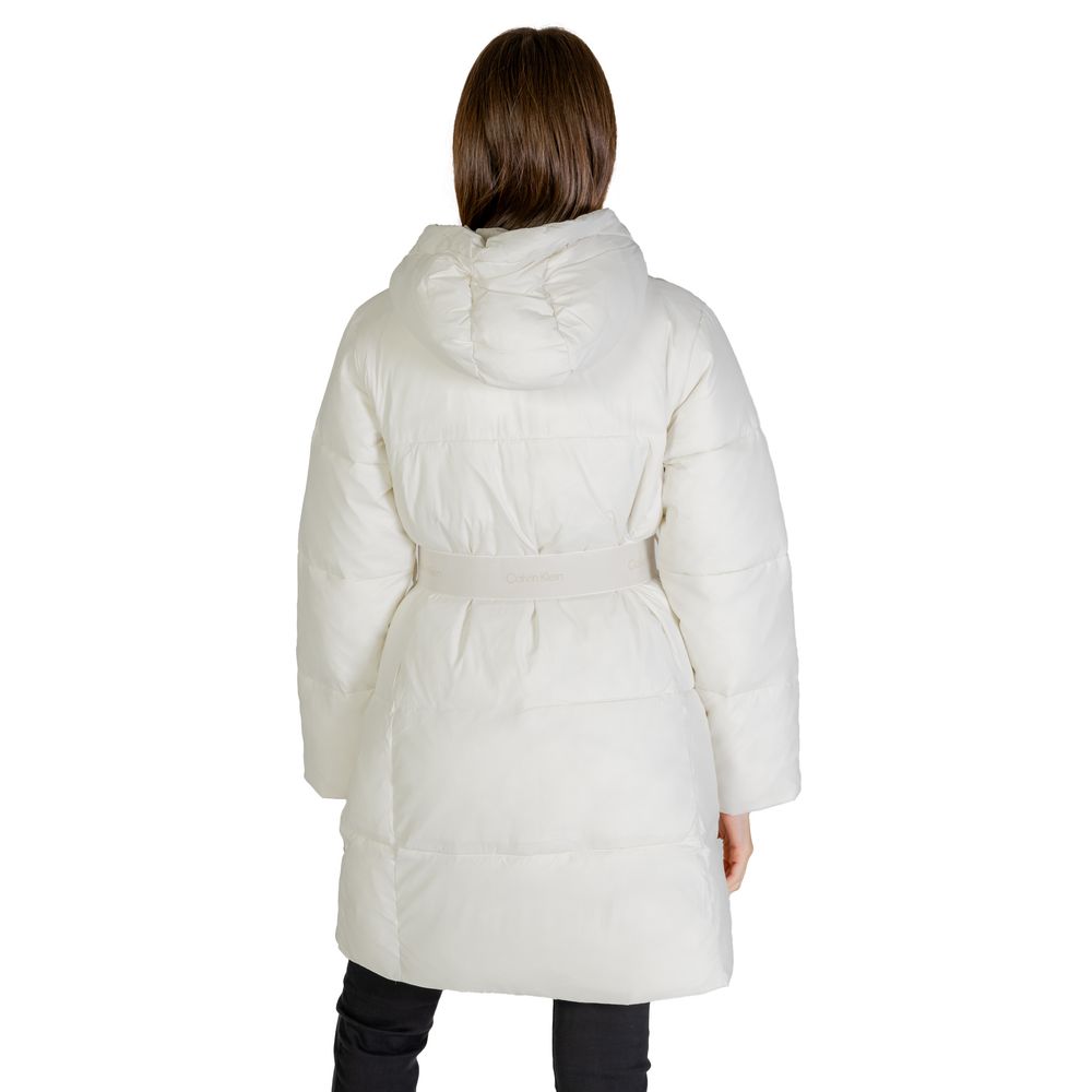 Manteau Calvin Klein LOGO BELT crème