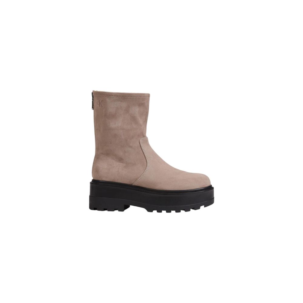 Bottines Calvin Klein Flatform grises