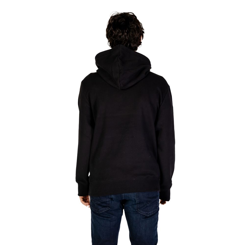 Hoodie Calvin Klein CHENILLE MONOLOGO noir
