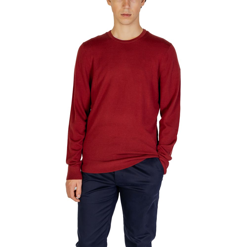 Tricot Calvin Klein Bordeaux en laine recyclée