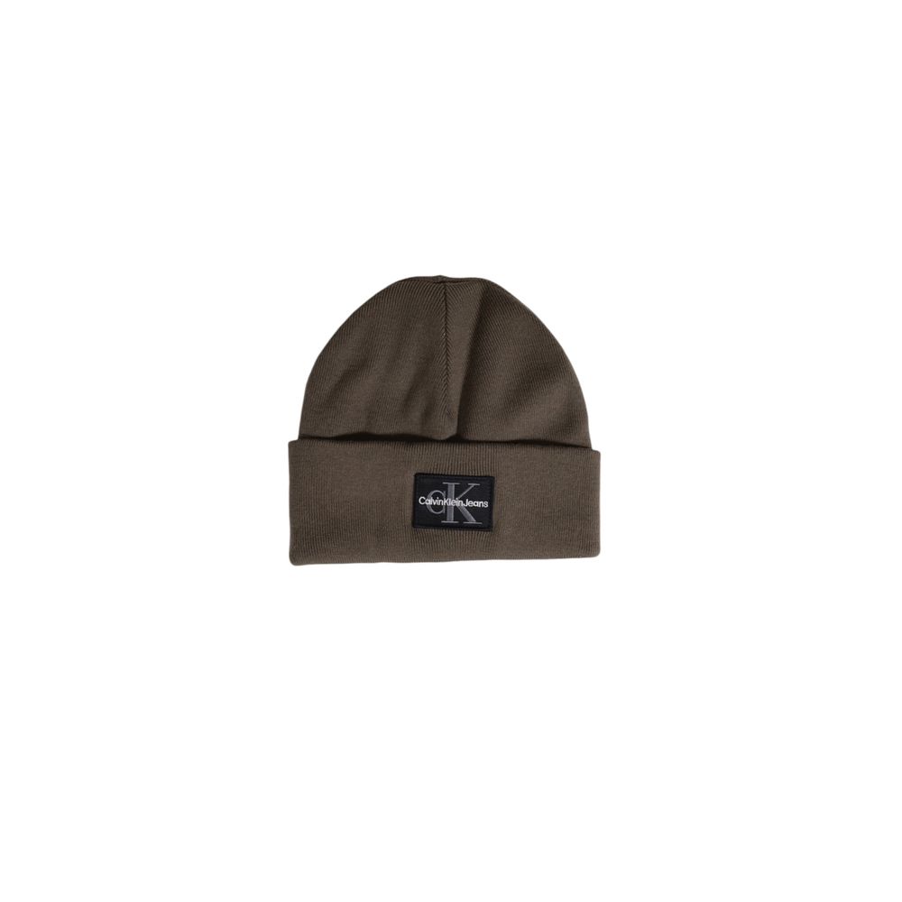 Écharpe Calvin Klein Jeans mono patch brune