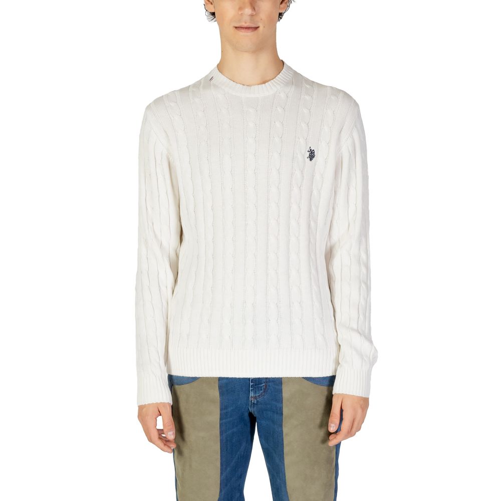 Pull U.S. Polo Assn. US40 blanc