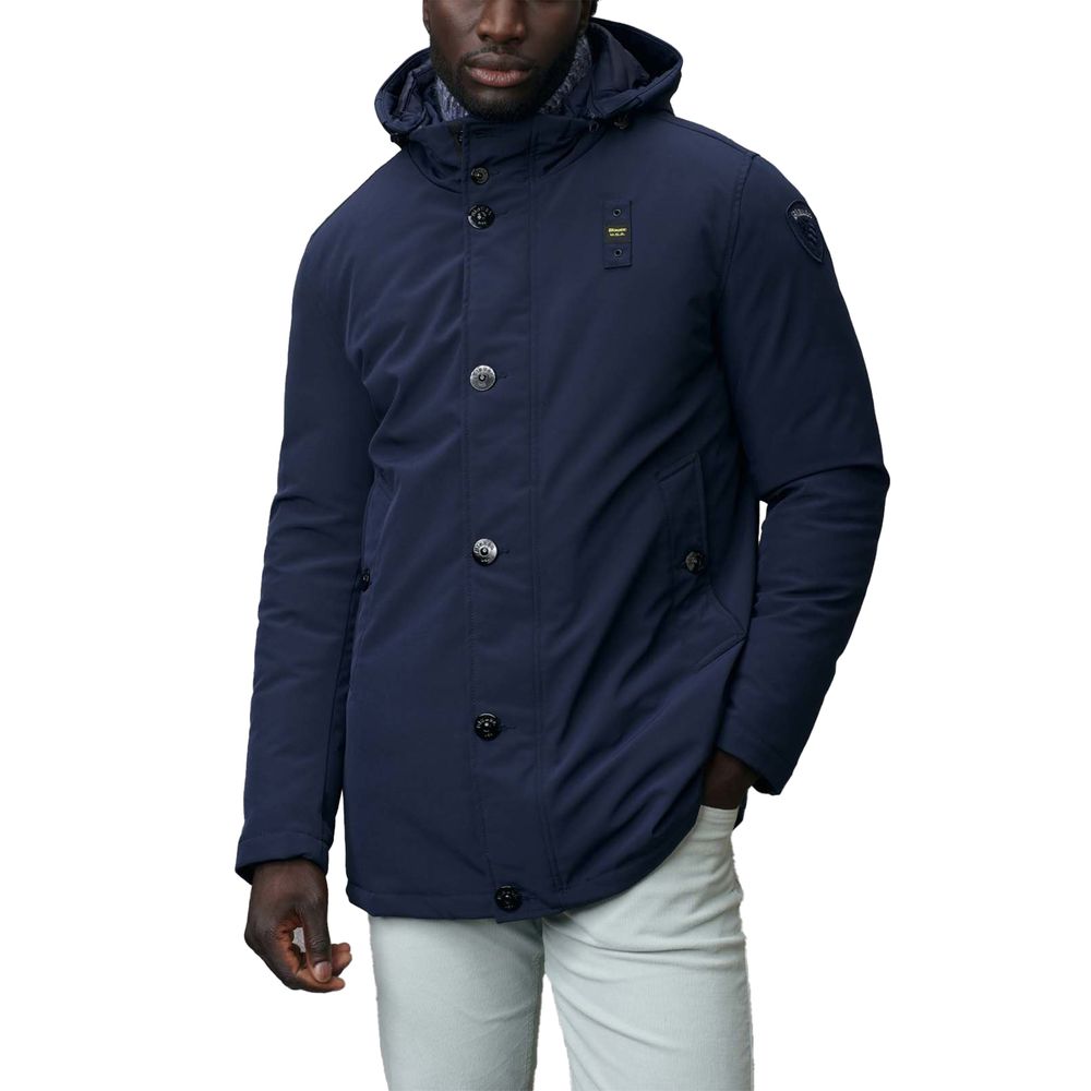 Parka homme bleue