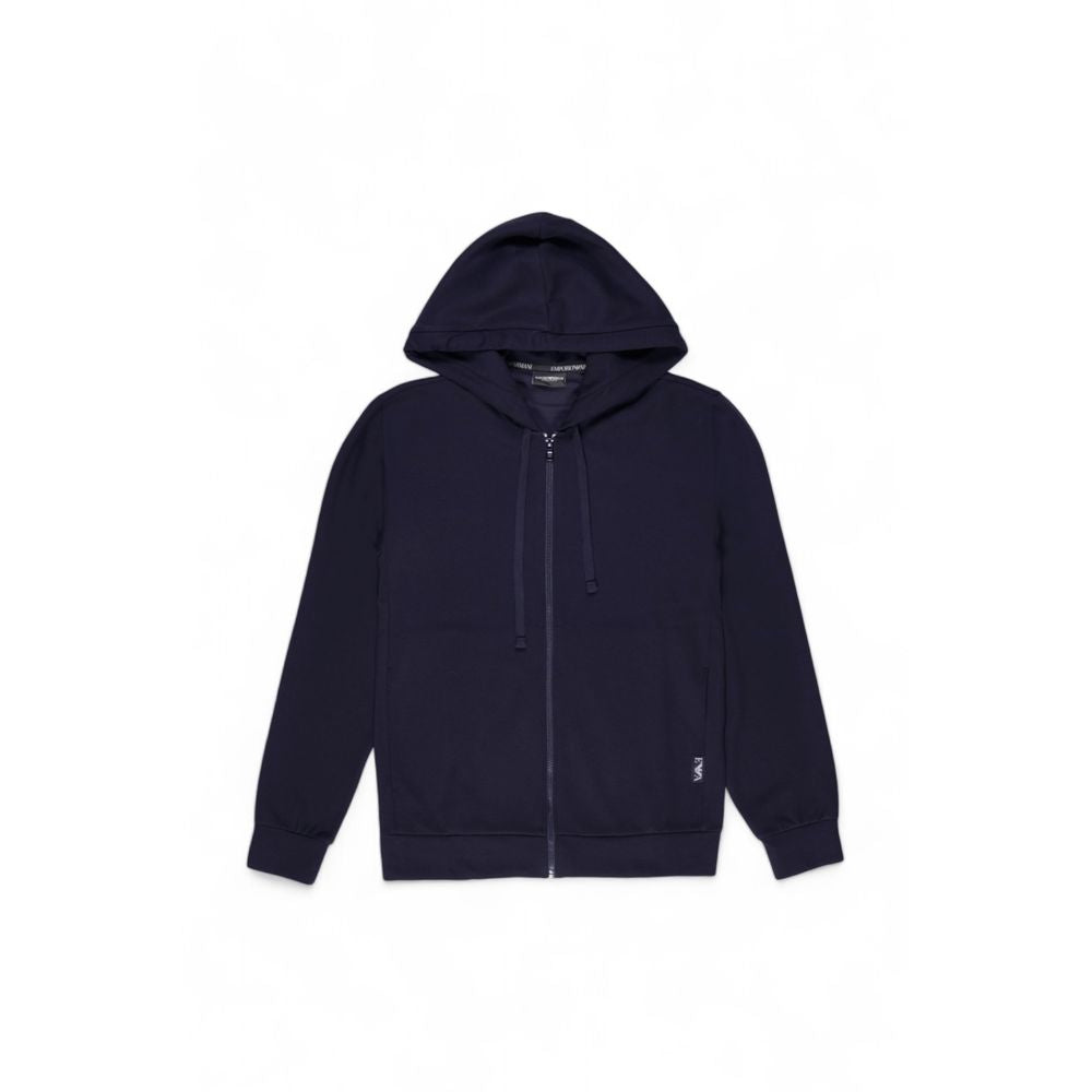 Hoodie Emporio Armani bleu