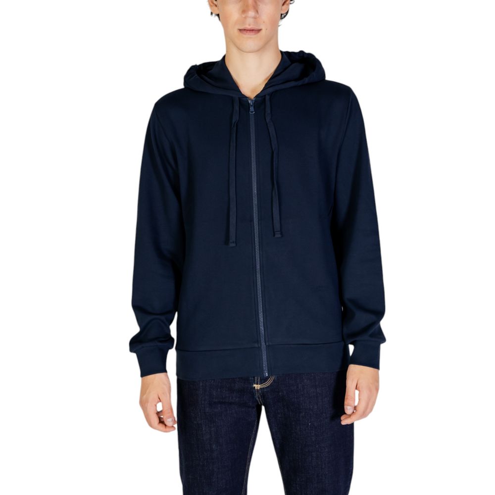 Hoodie Emporio Armani bleu