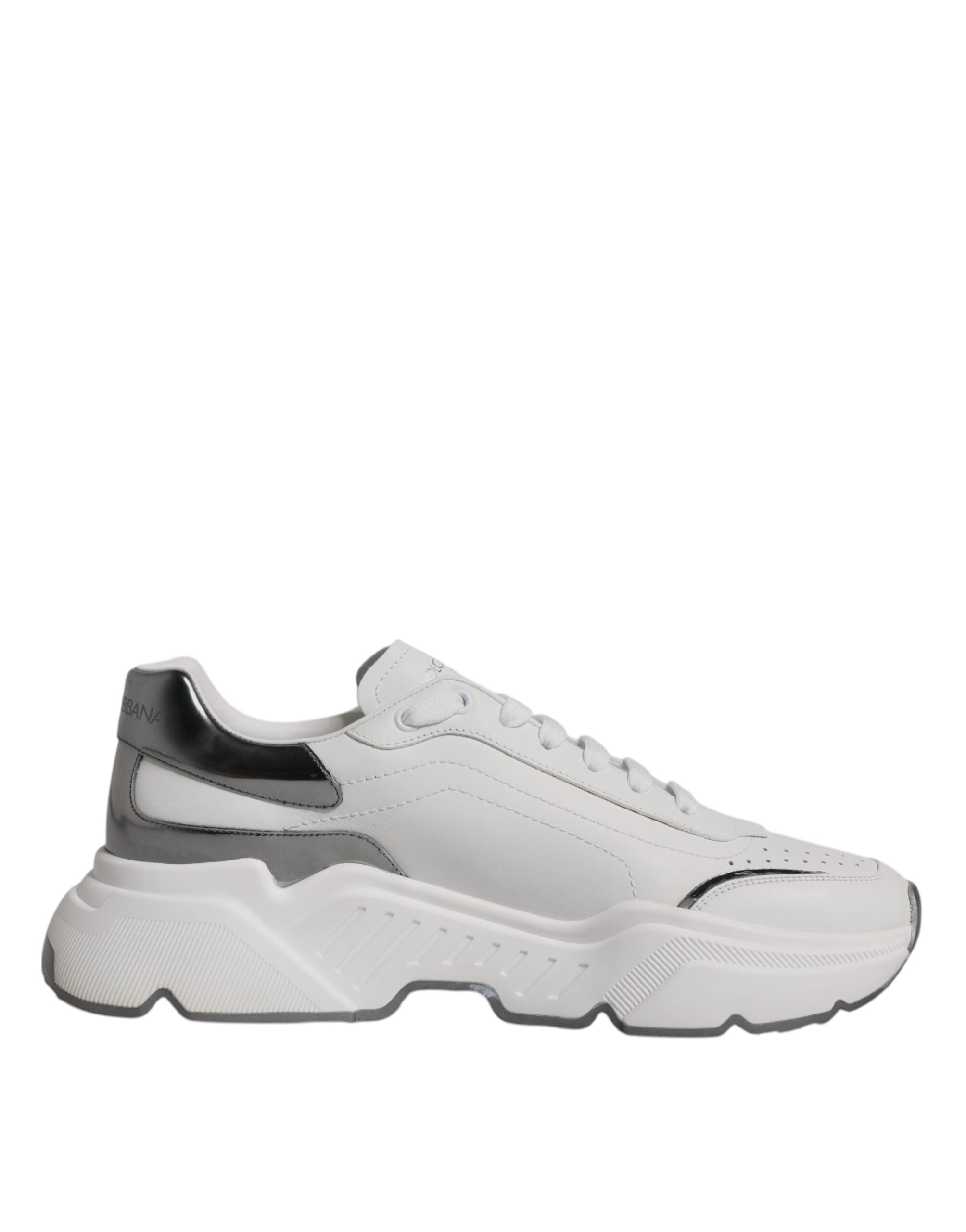 Baskets Dolce & Gabbana DAYMASTER blanches argentées