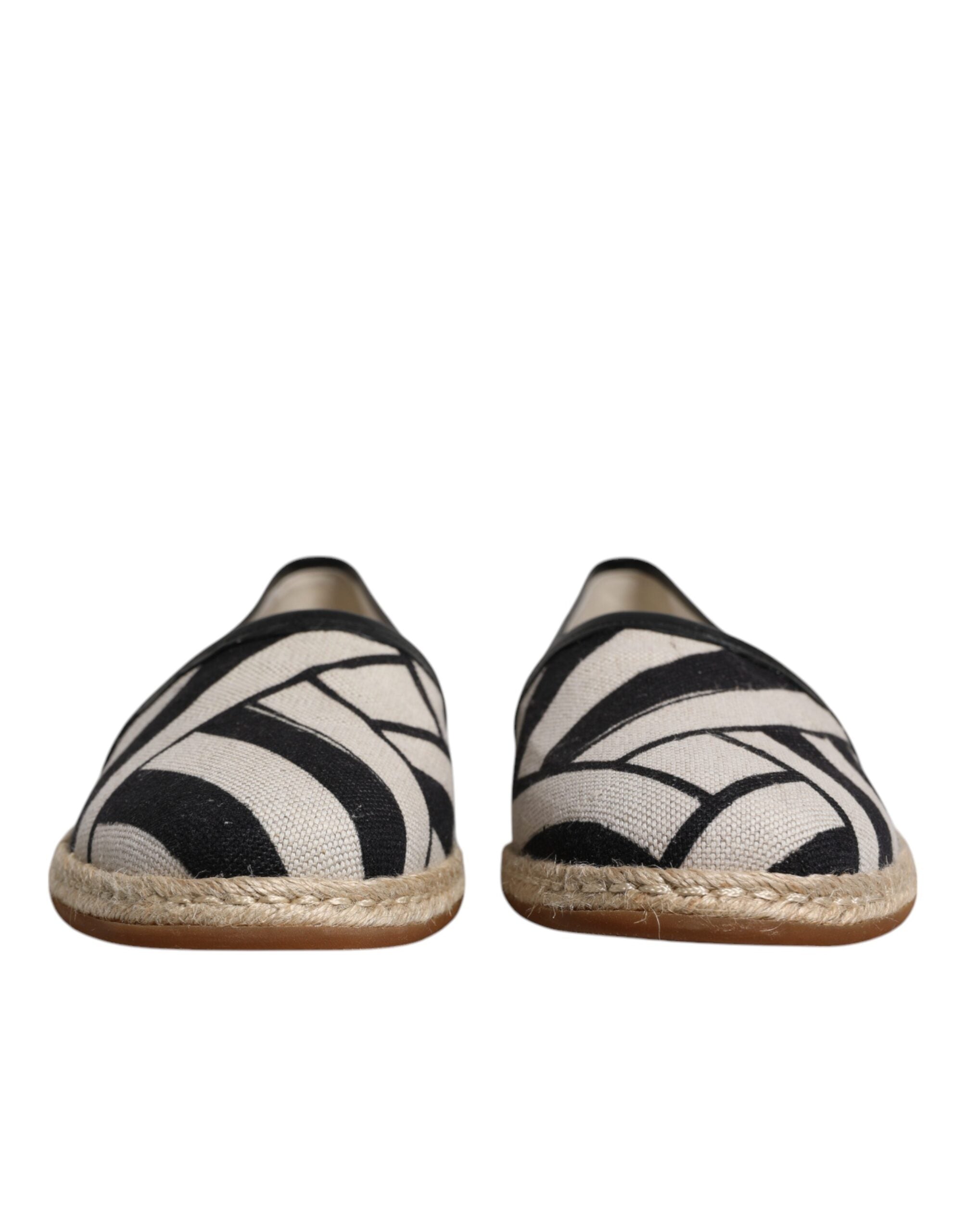 Espadrilles Dolce & Gabbana noires et blanches