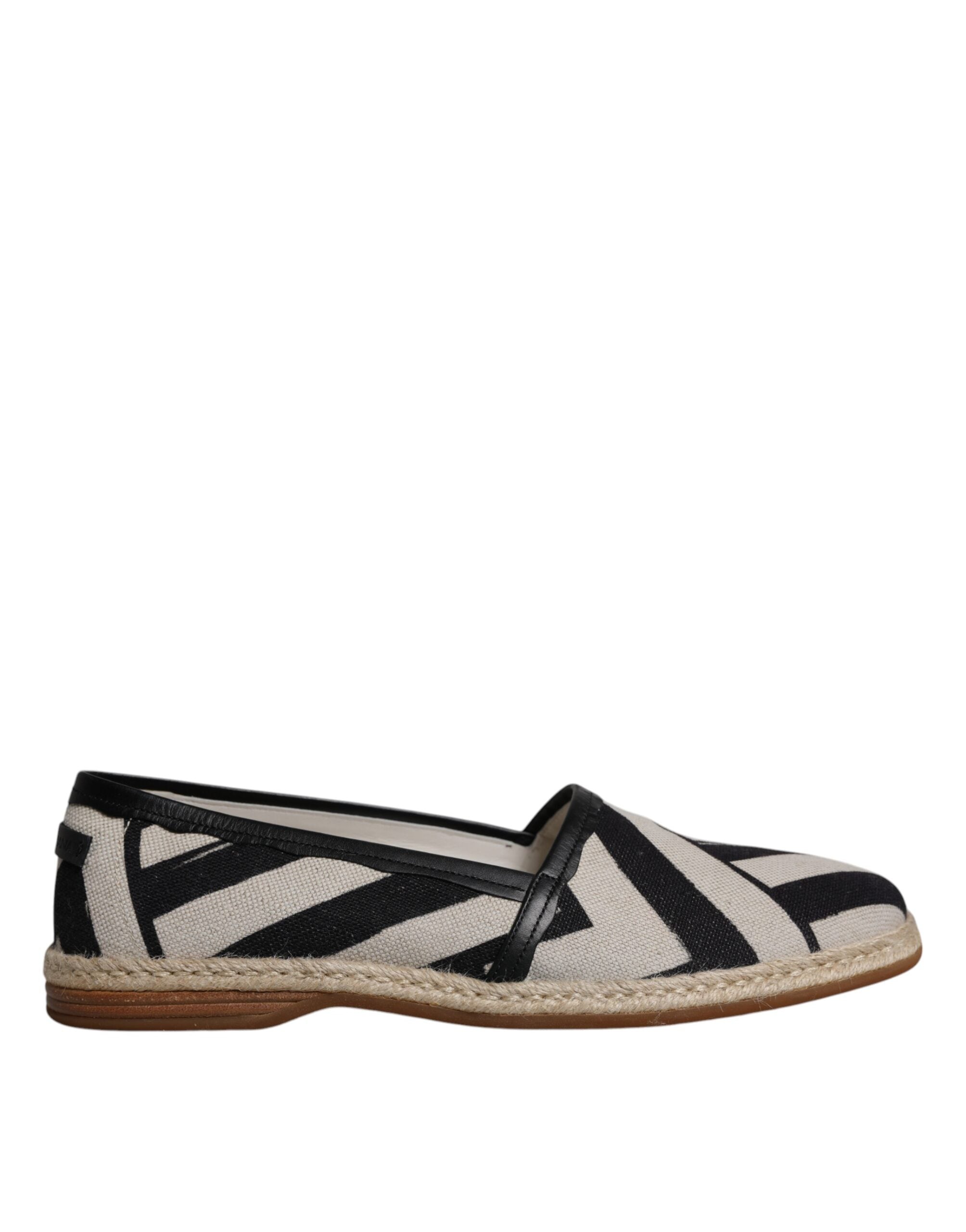 Espadrilles Dolce & Gabbana noires et blanches