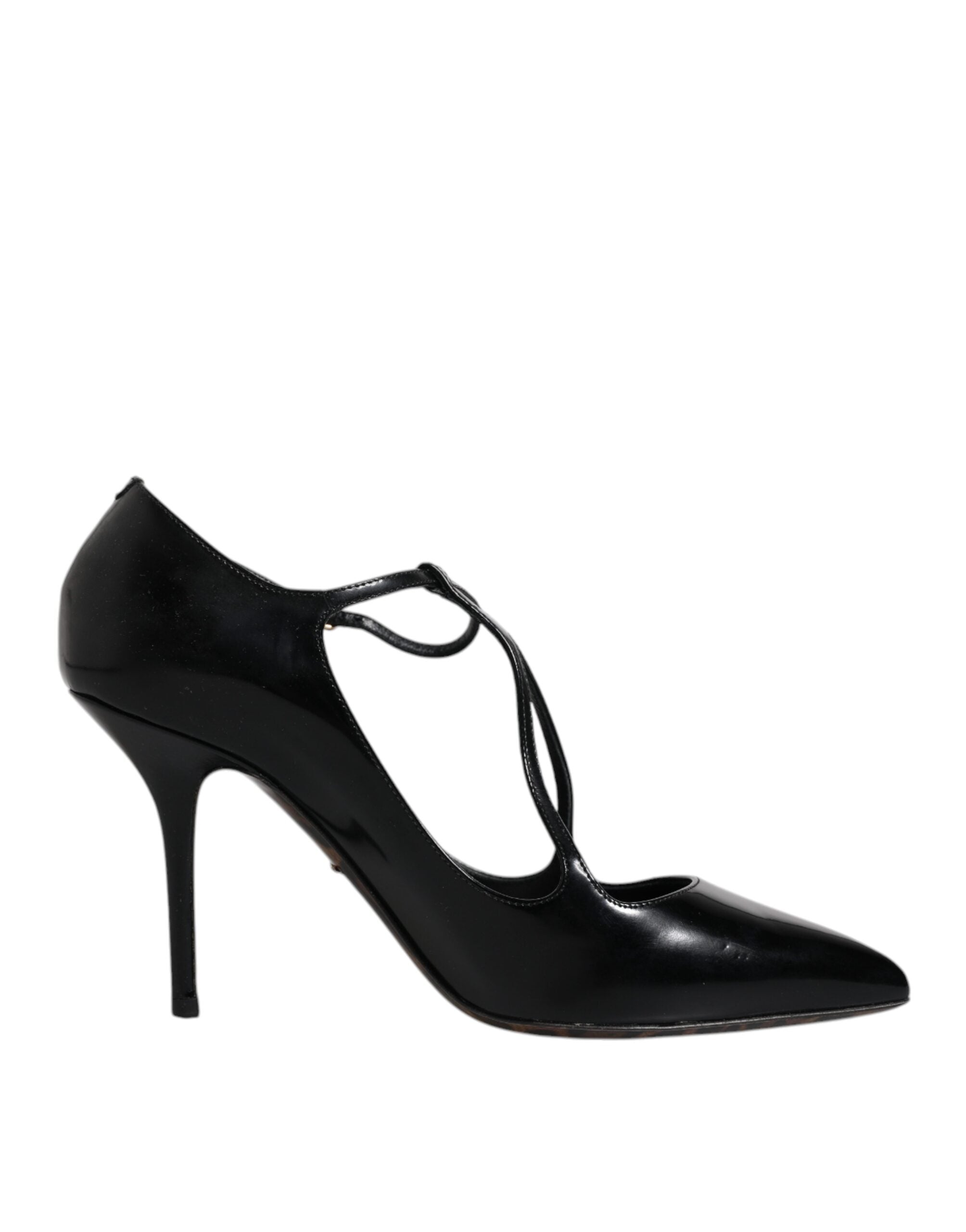 Sandales Dolce & Gabbana t-strap noires