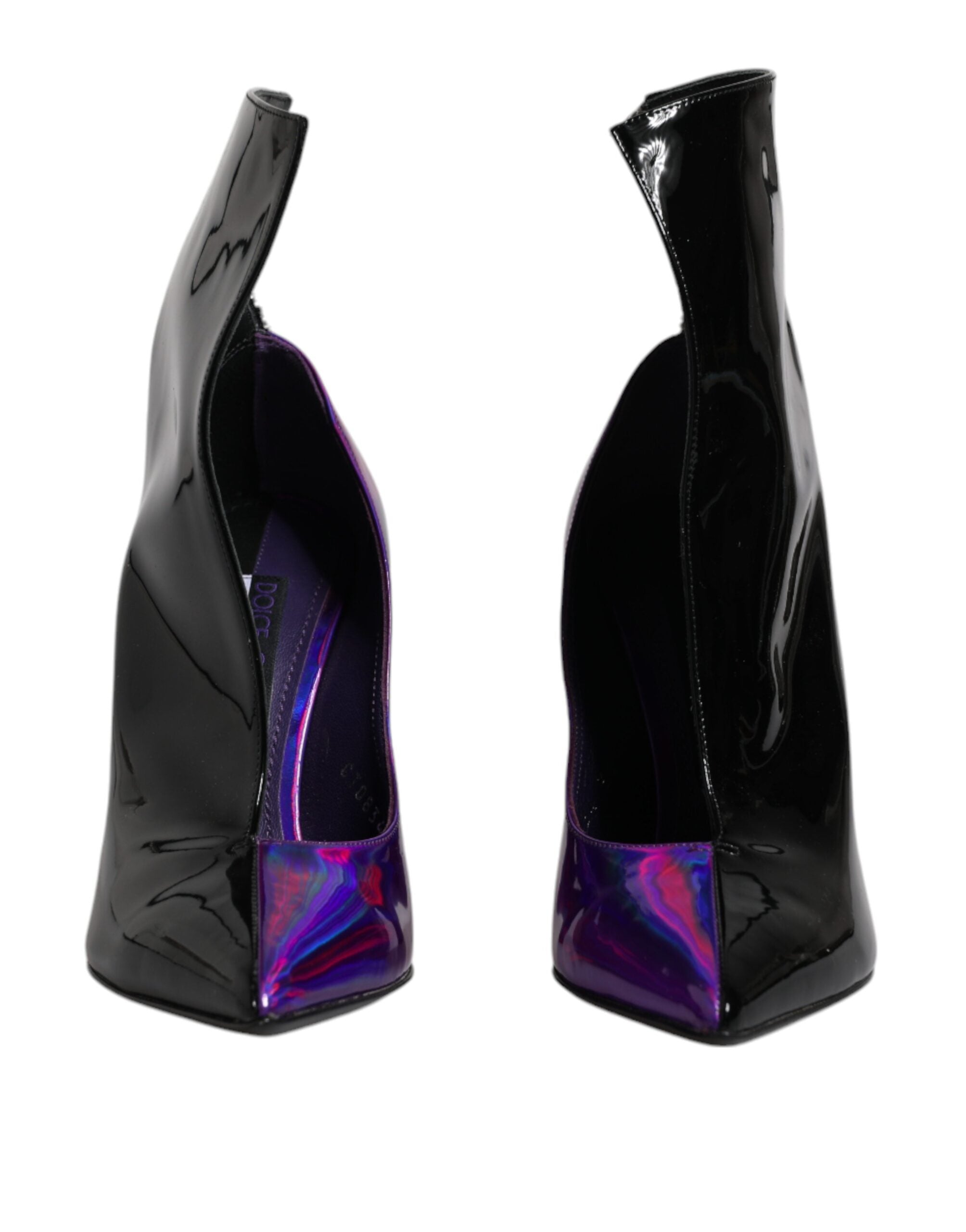 Bottines Dolce & Gabbana noires et violettes