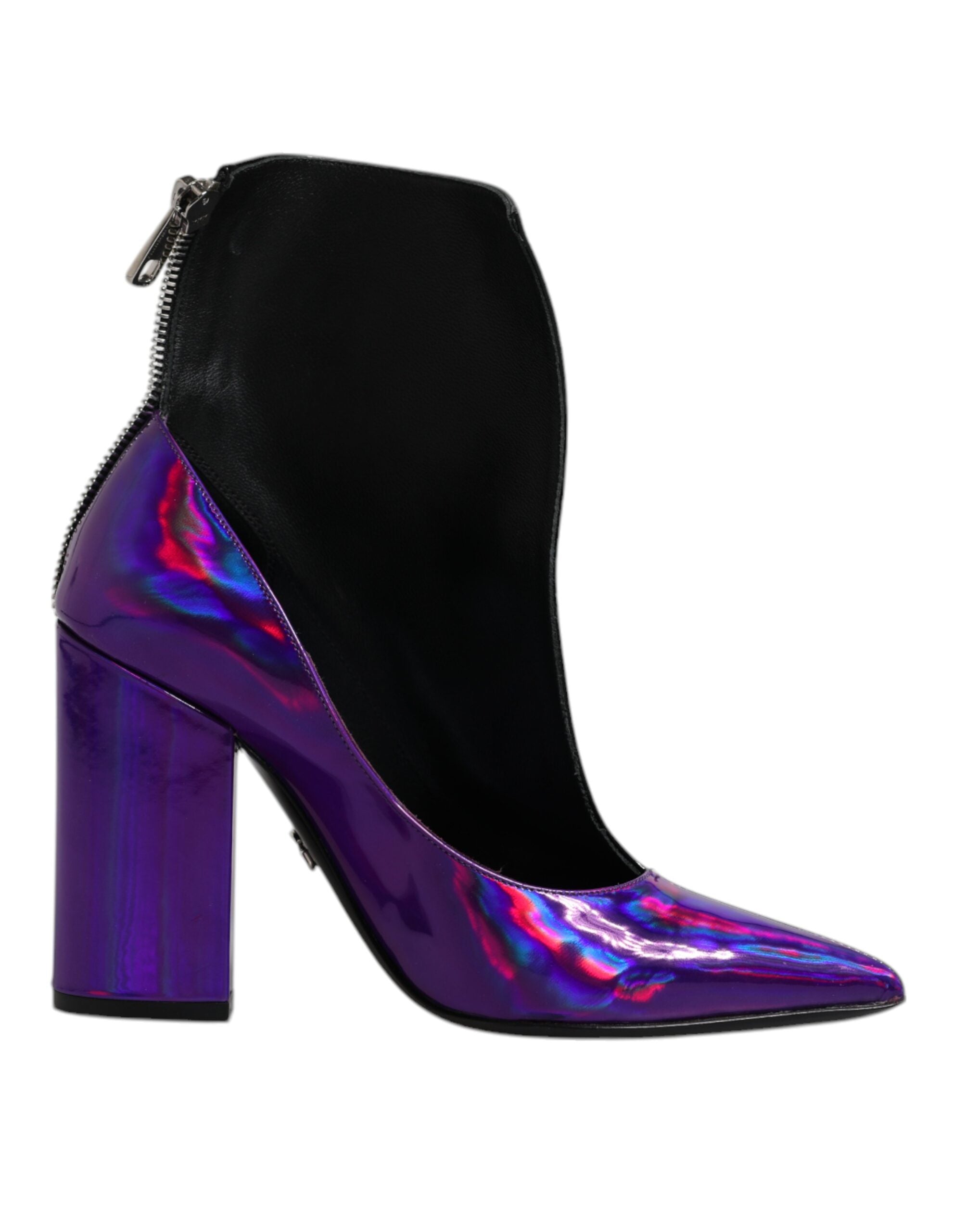 Bottines Dolce & Gabbana noires et violettes