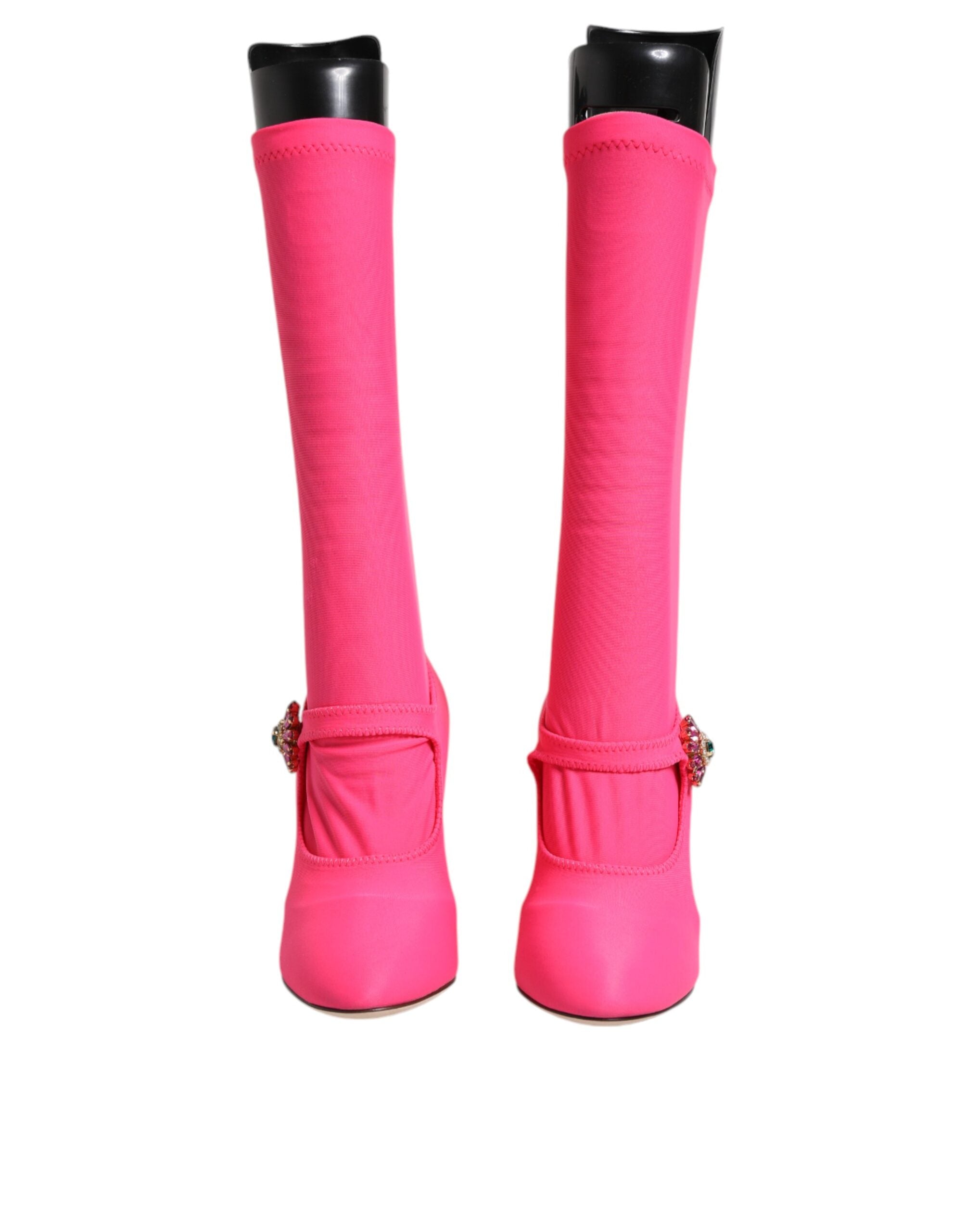 Bottines Dolce & Gabbana roses