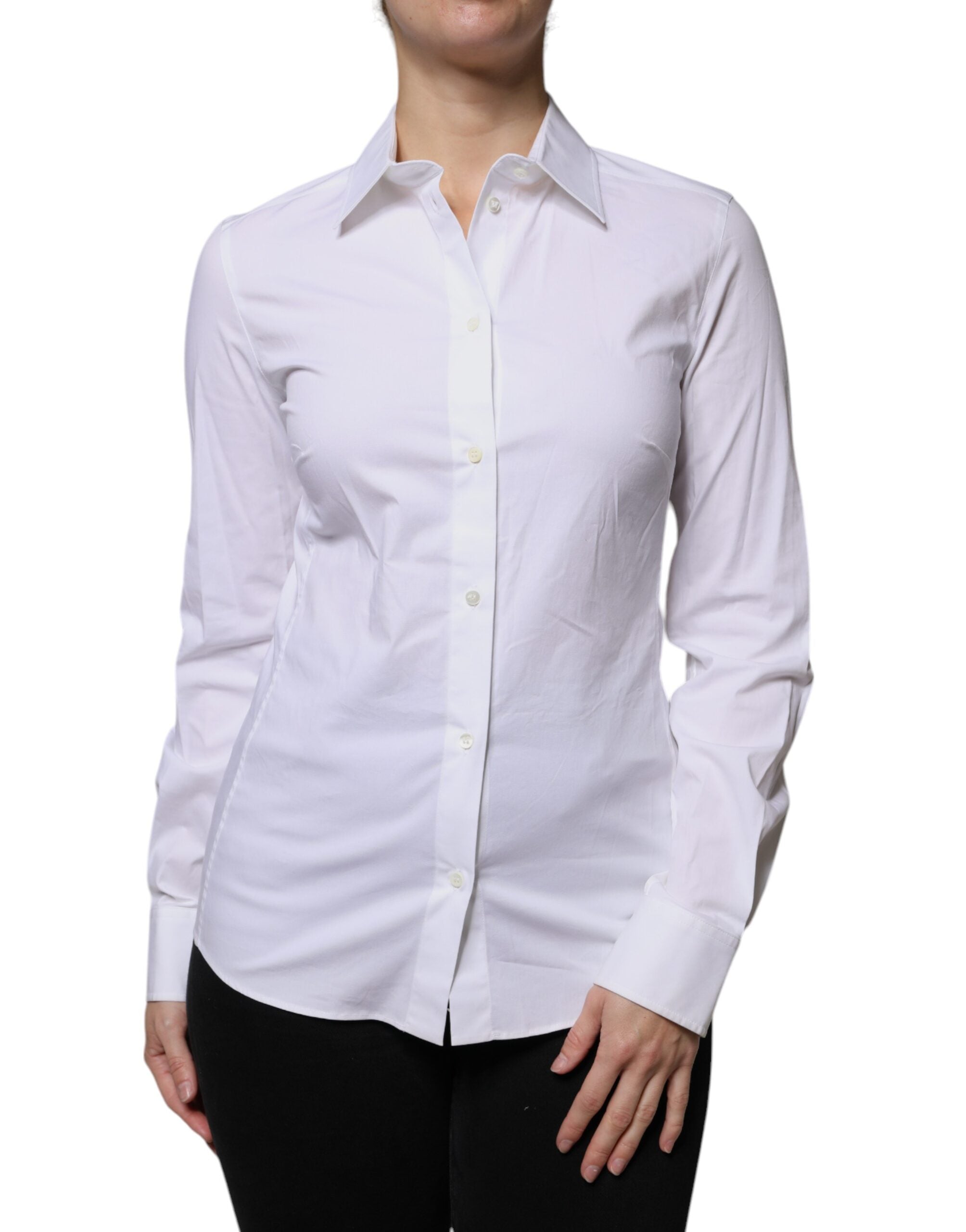 Chemise Dolce & Gabbana collée blanche