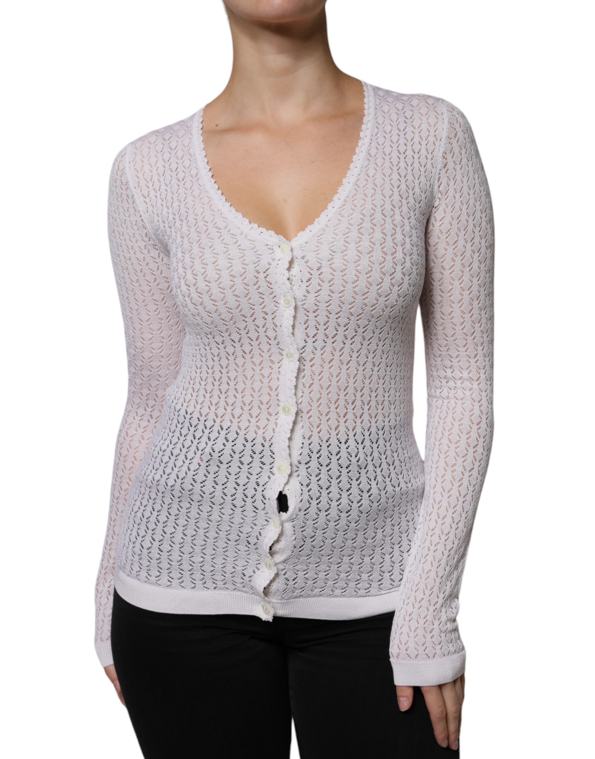 Cardigan Dolce & Gabbana blanc