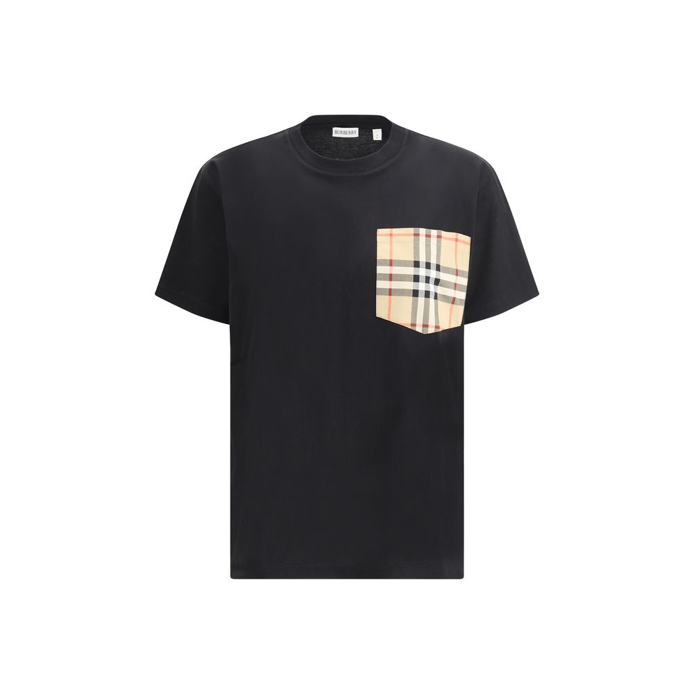 T-shirt Burberry Archive Check noir