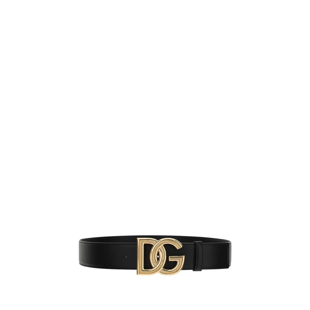 Ceinture Dolce&Gabbana en cuir noire