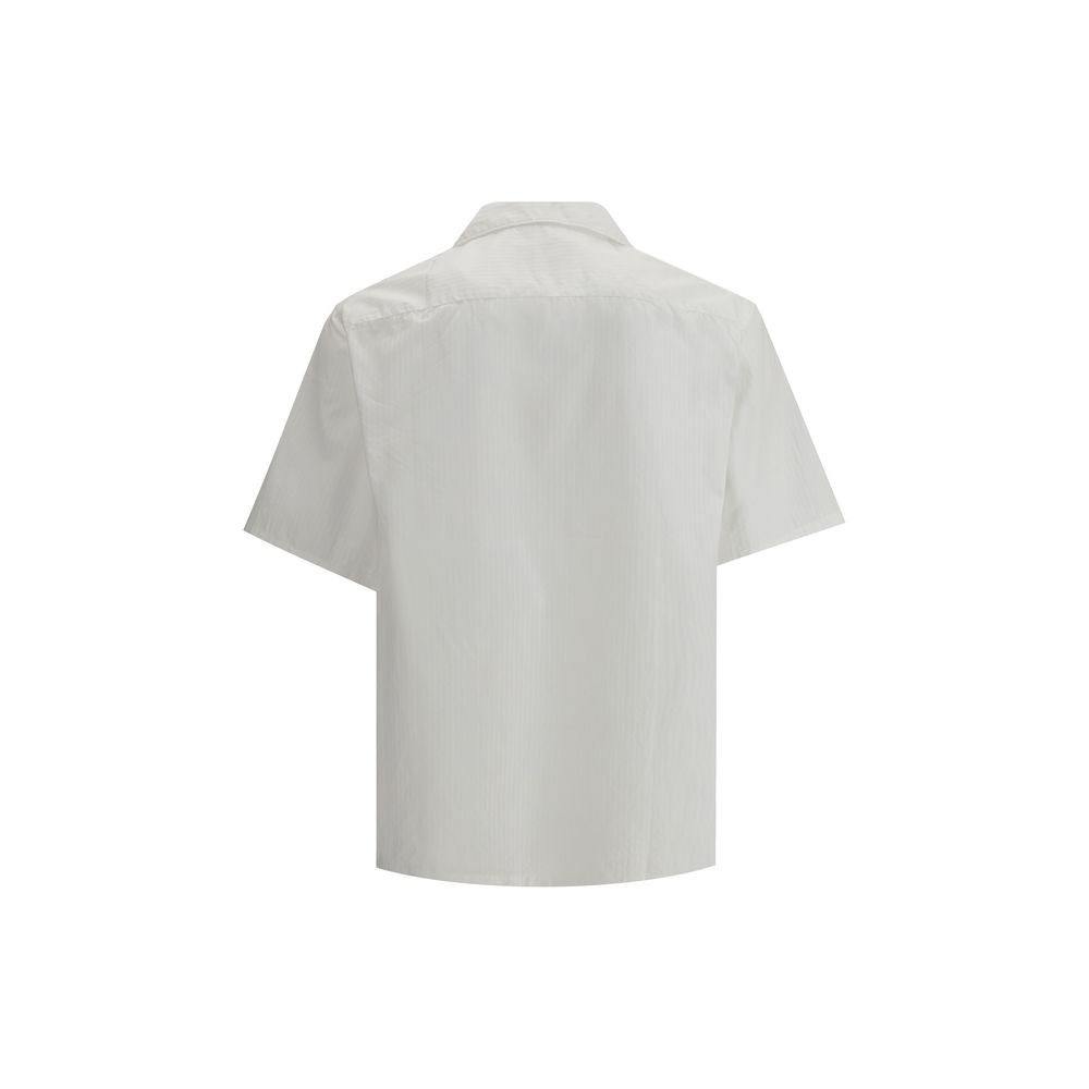 Chemise Prada à col cubain rayée