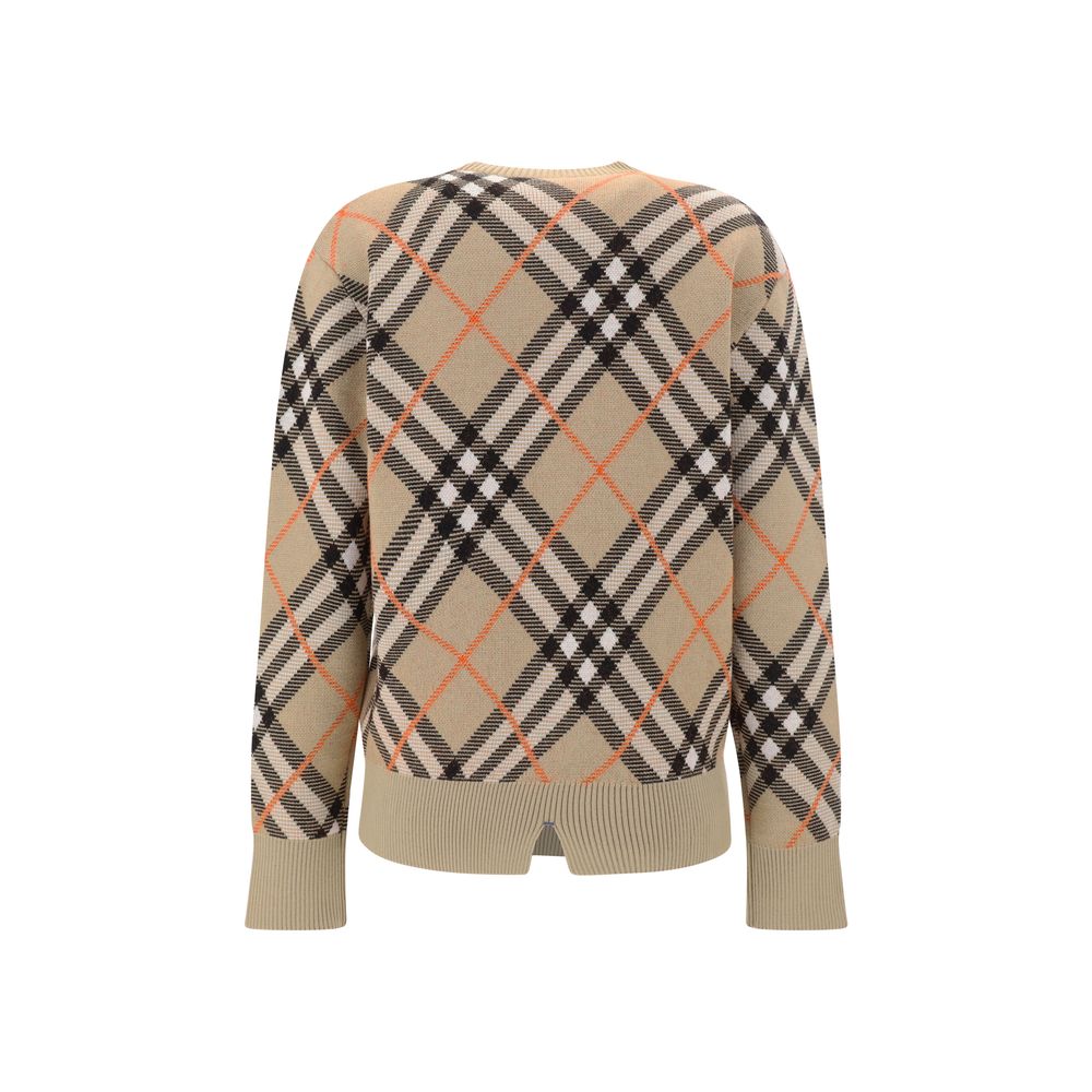 Pull Burberry à motif Check multicolore