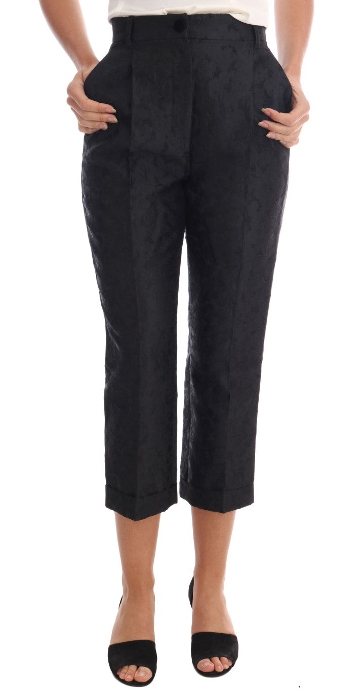 Pantalons Dolce & Gabbana capri noirs