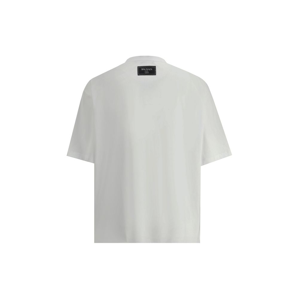 T-shirt Balmain Kiss noir