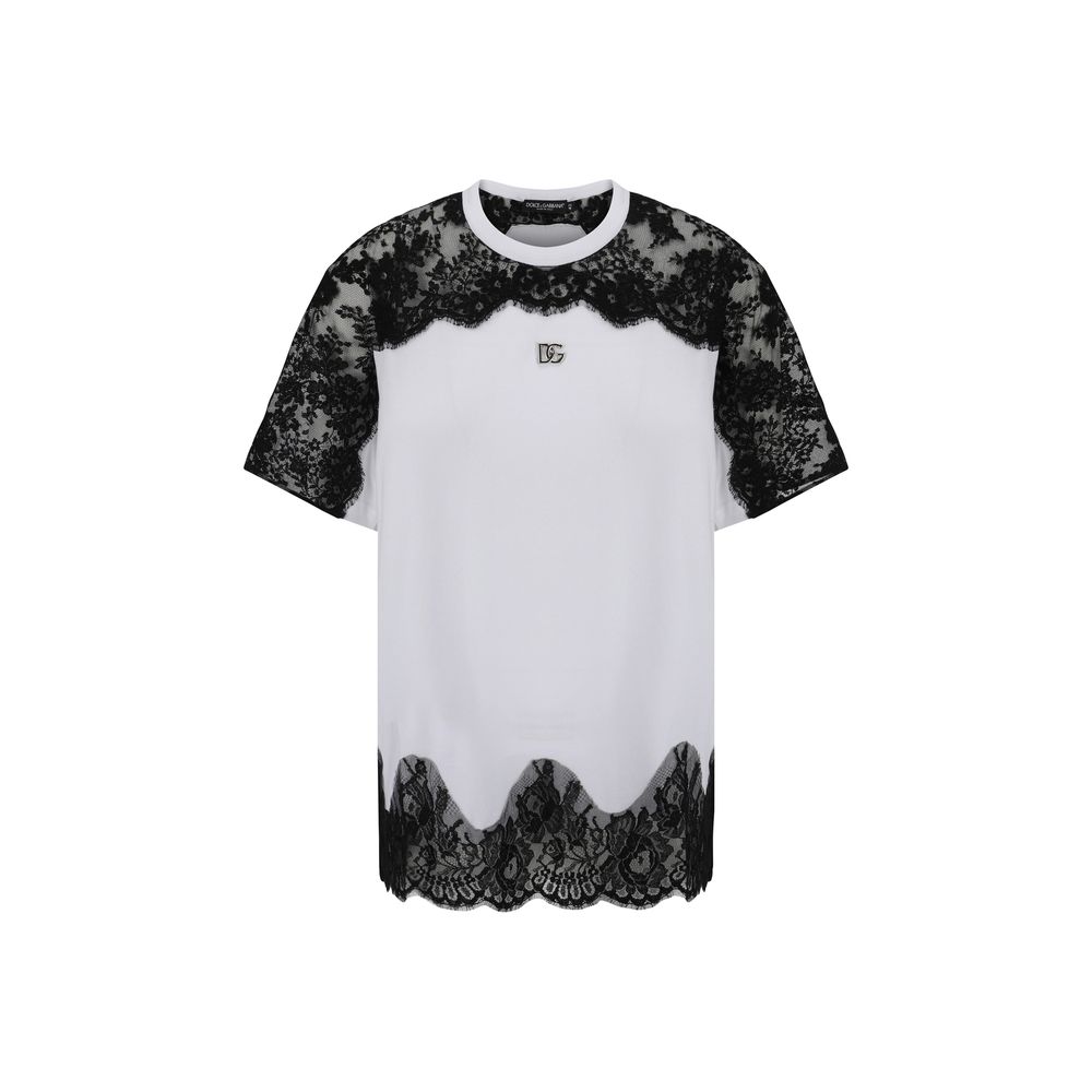 T-Shirt Dolce&Gabbana à fleurs noir