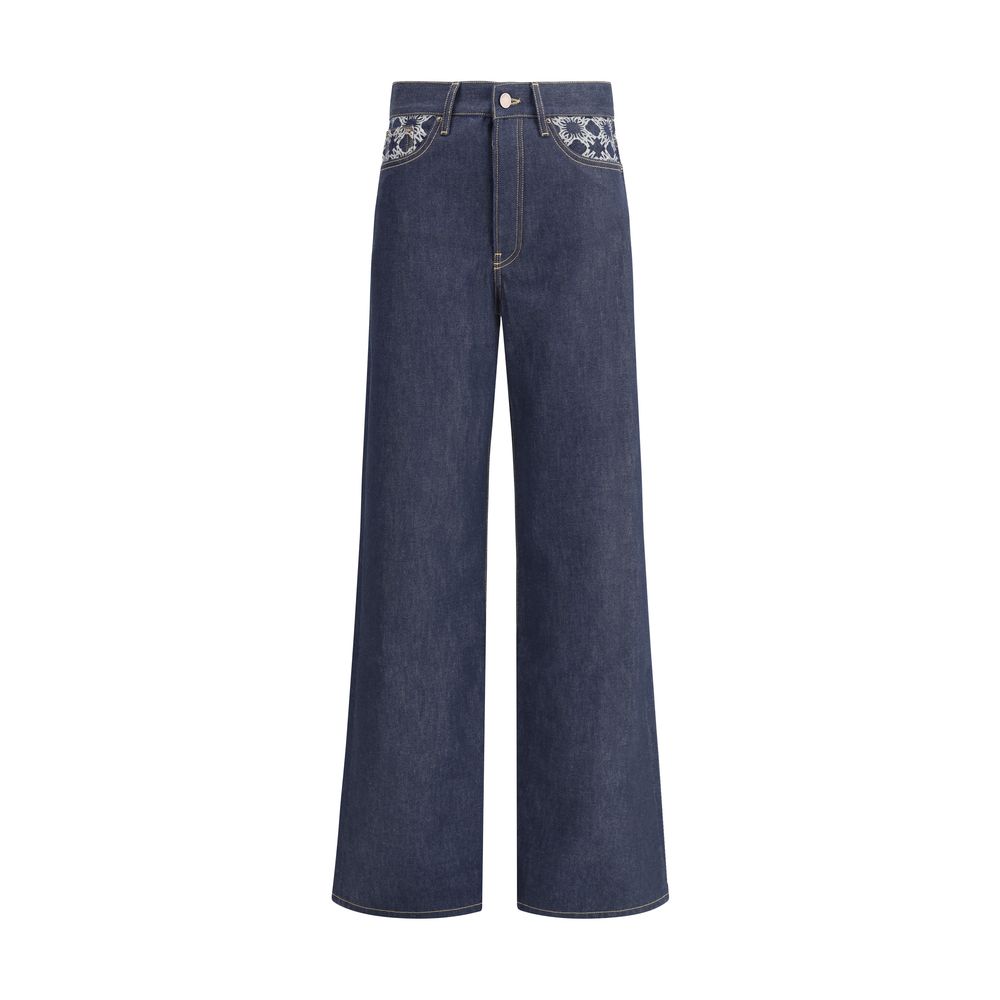 Jeans Amiri coupe large bleus