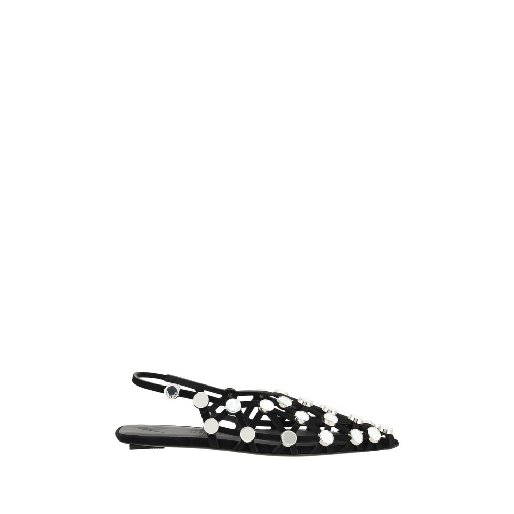 Ballerines The Attico Grid noires