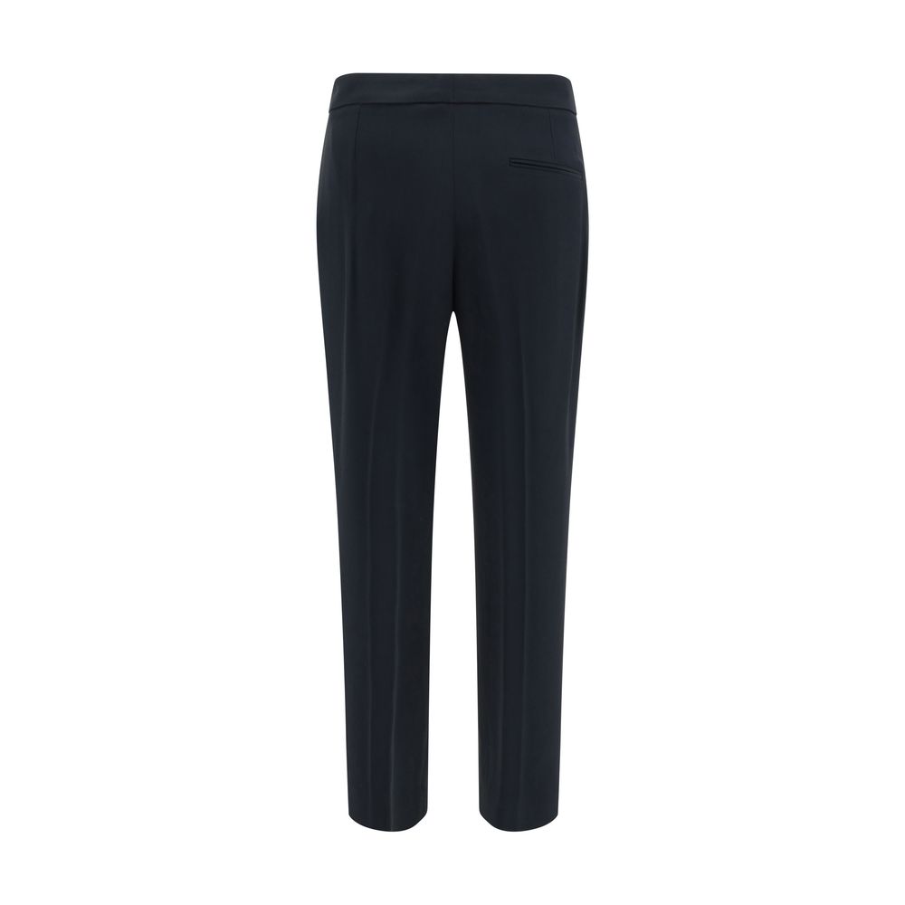Pantalon Alexander McQueen Cupro noir