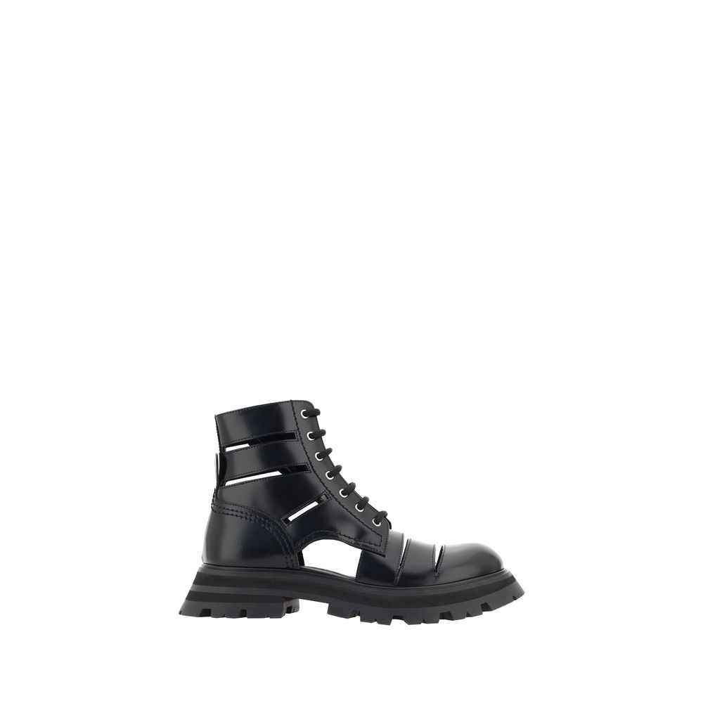 Bottines Alexander McQueen Wander noires